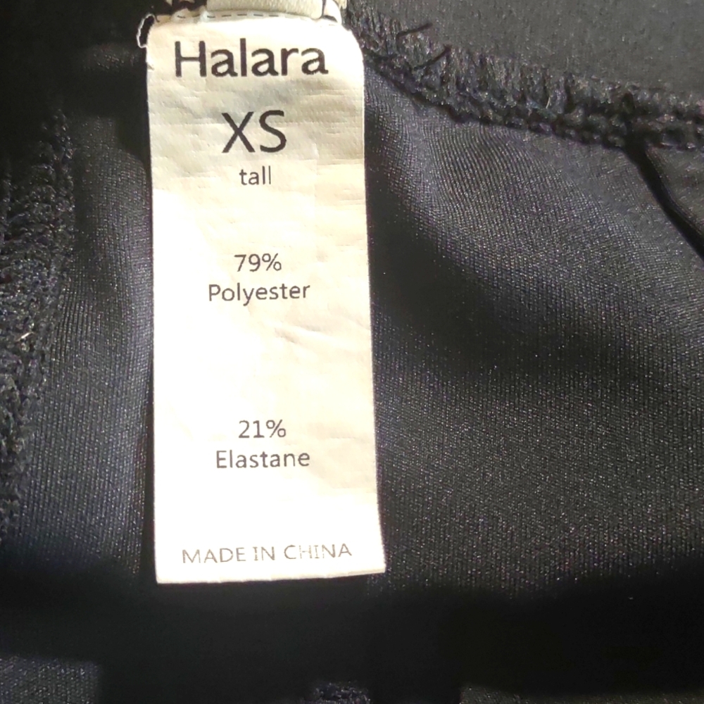 Halara Eegant Black Wide-Leg Women's Pants Tall - Picture 7 of 8
